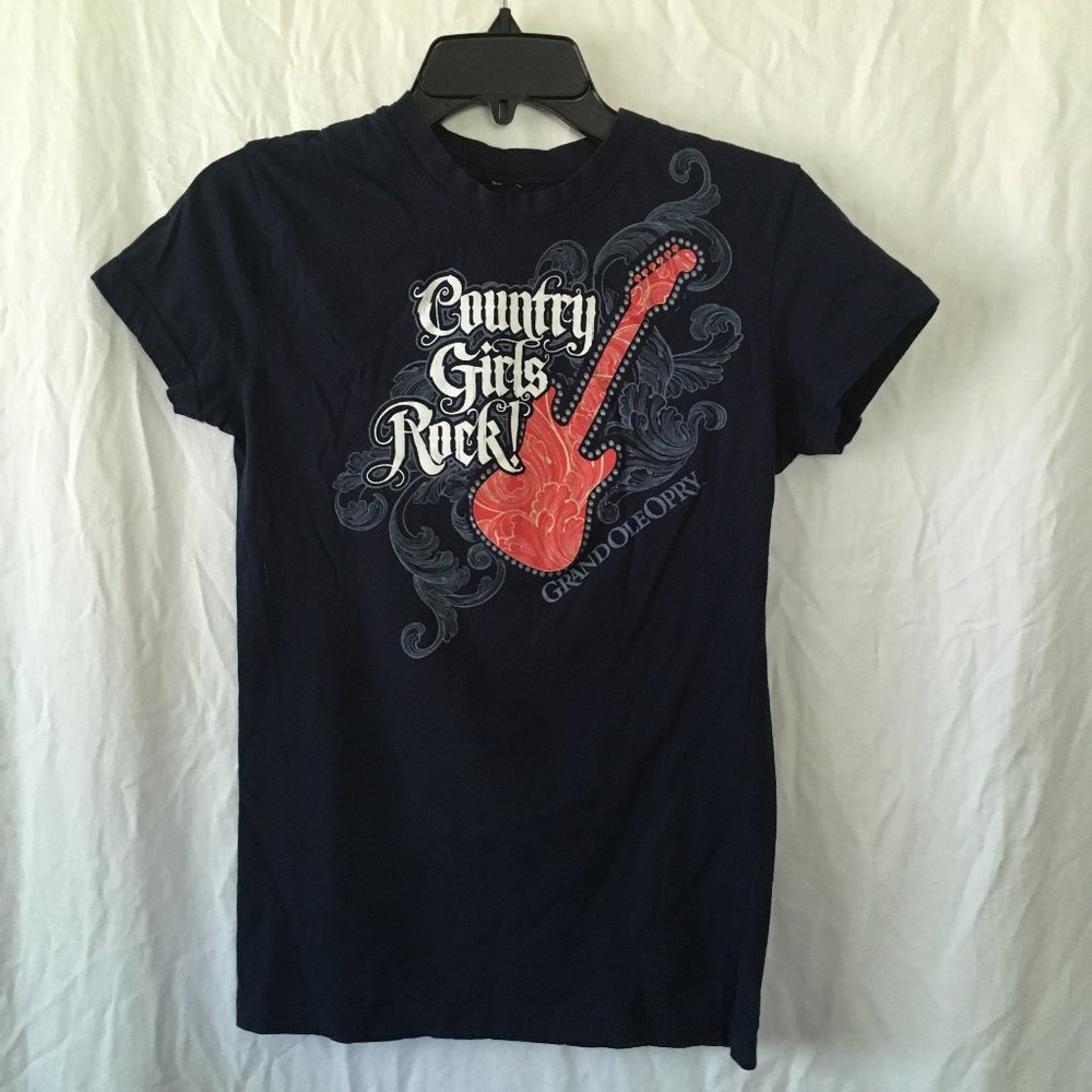 Grand Ole Opry Country Girls Rock Graphic Tee Sz M